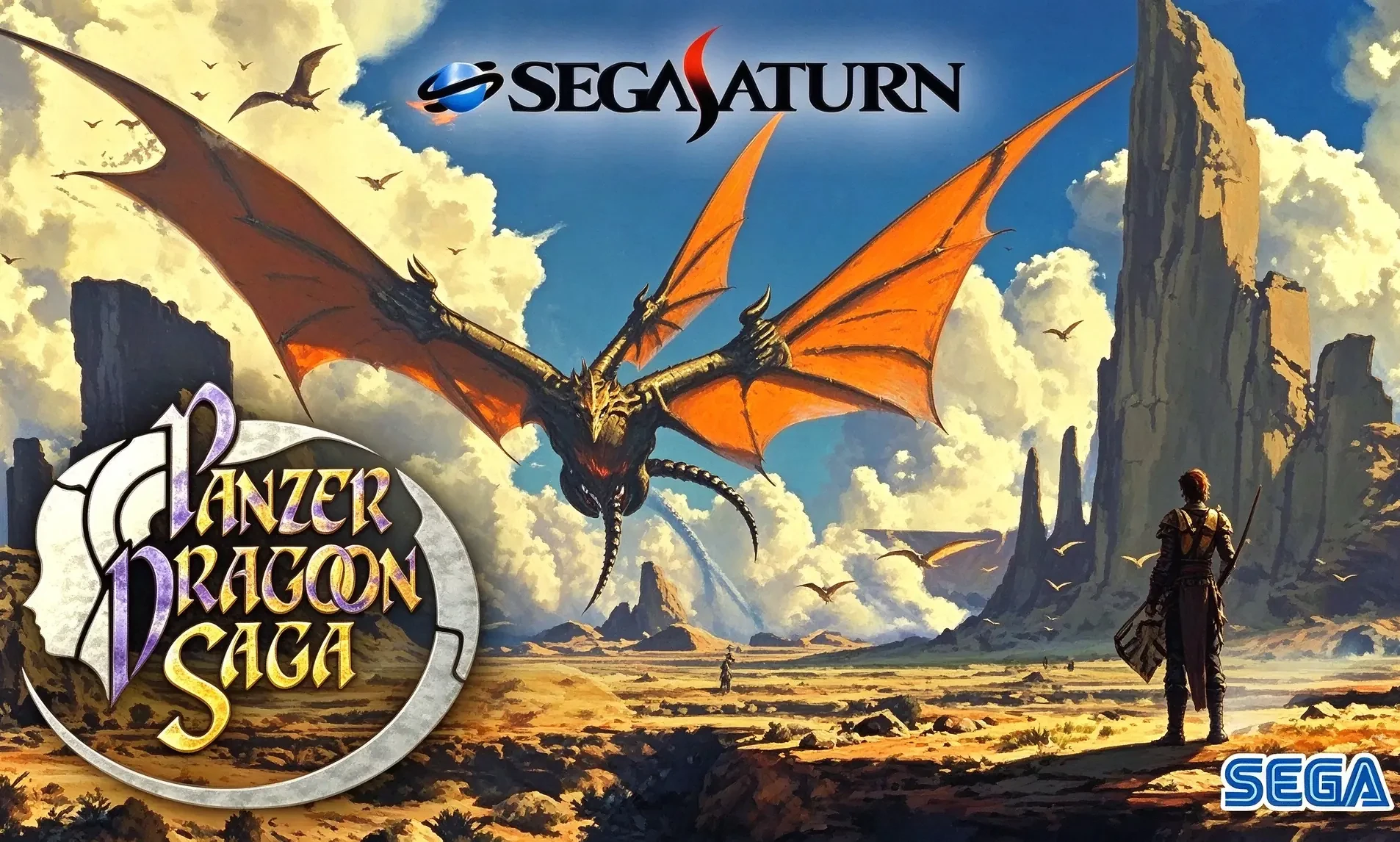 [SS土星移植游戏]铁甲飞龙RPG|Panzer Dragoon Saga汉化